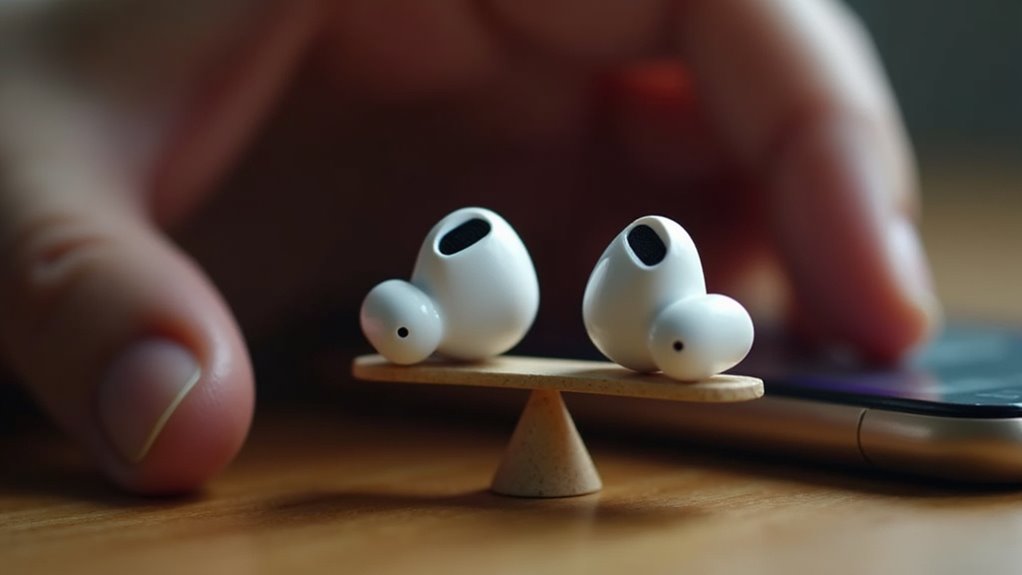 dostosuj balans dźwięku AirPods