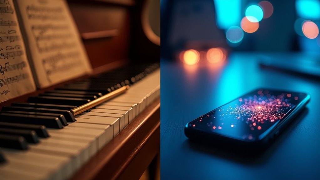 skupienie na muzyce klasycznej