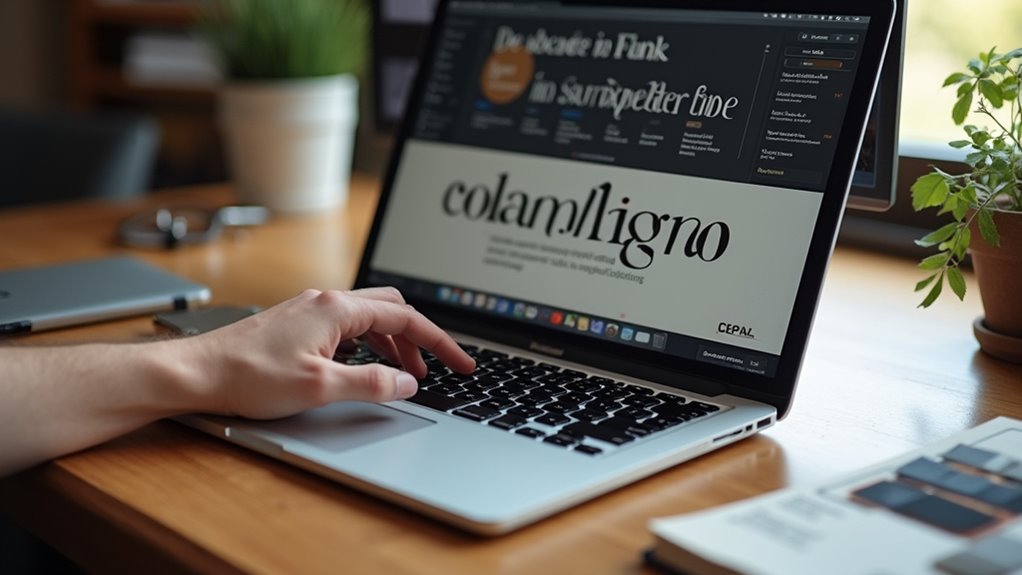 zarządzanie czcionkami na Macu