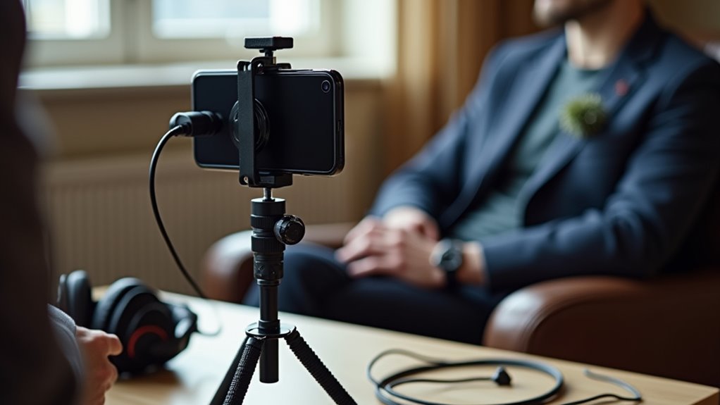 konfiguracja nagrywania wywiadu na iPhonie