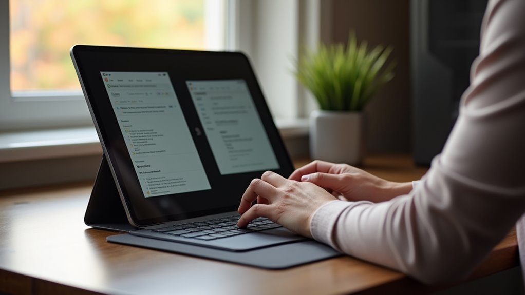 wielozadaniowość z widokiem podzielonym